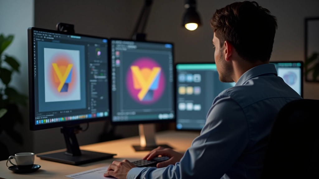 Secuencia de transformación de logo mostrando puntos de anclaje y trayectorias de movimiento en diseño vectorial