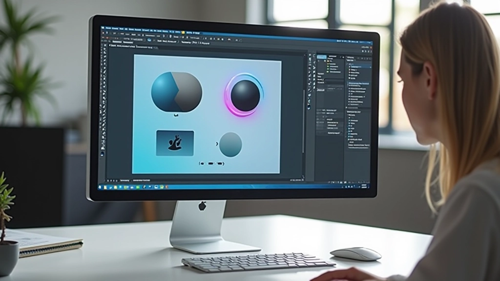 Software profesional de diseño mostrando transformación de formas complejas en interfaz moderna