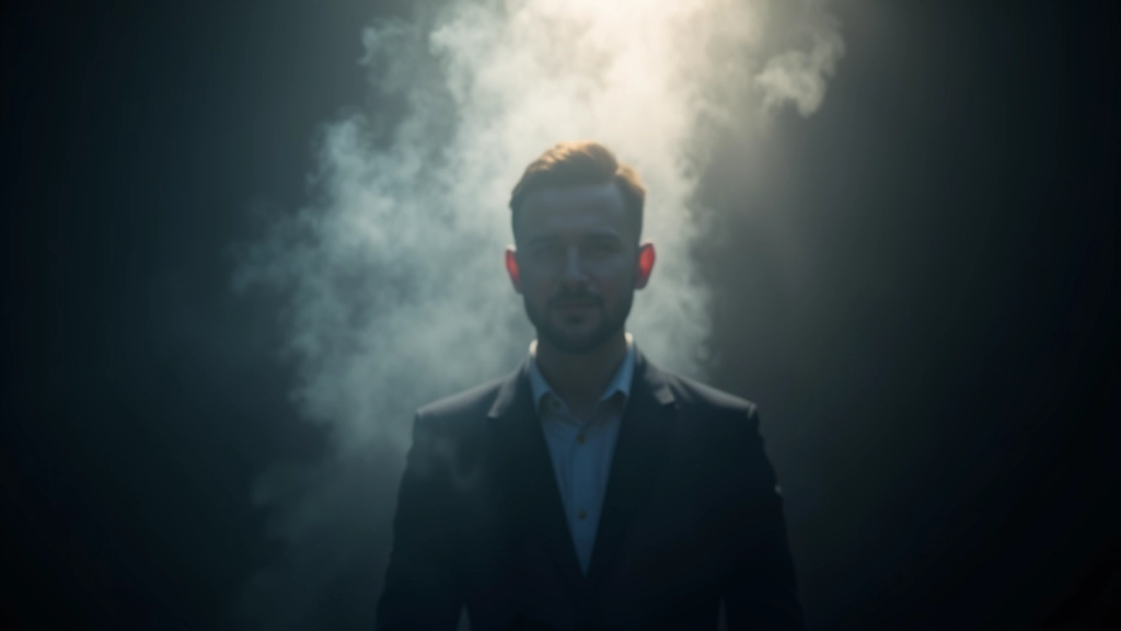 Humo y niebla flotando en el aire, efecto de luz ambiente